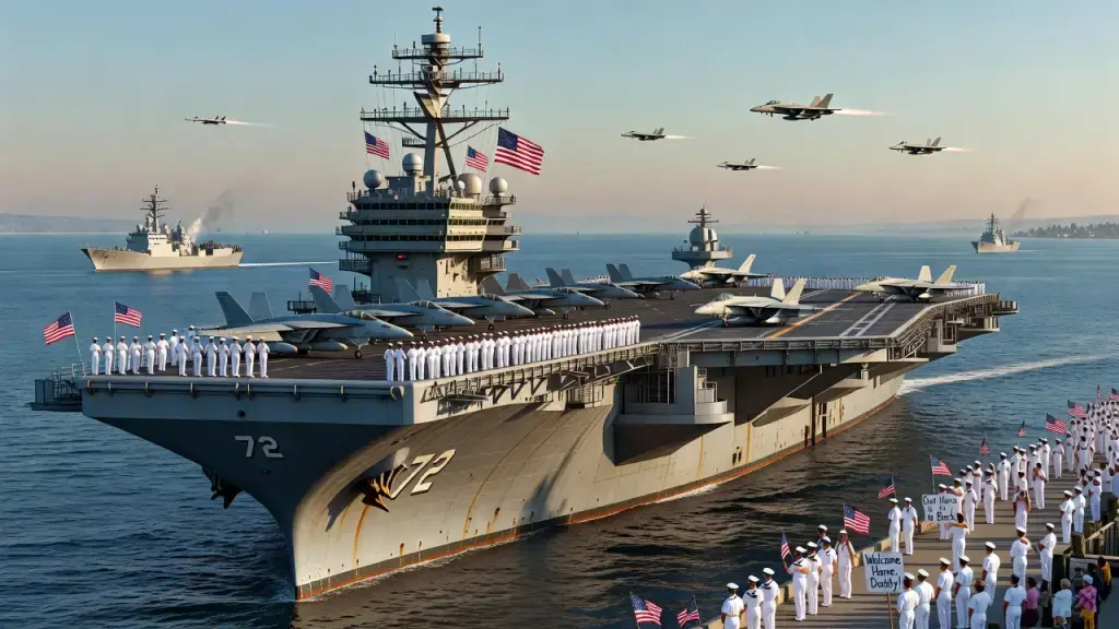 USS Abraham Lincoln Returns Home After Grueling Iran-Linked Deployment