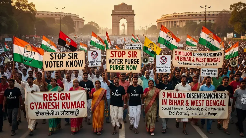 India's Voter List Overhaul Sparks Growing Calls for Election Chief to Quit